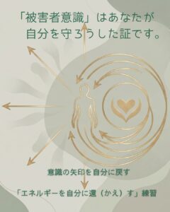 「どうして私ばかり・・」という苦しさから、自分をそっと救い出す。エネルギーを「自分に還（かえ）す」練習